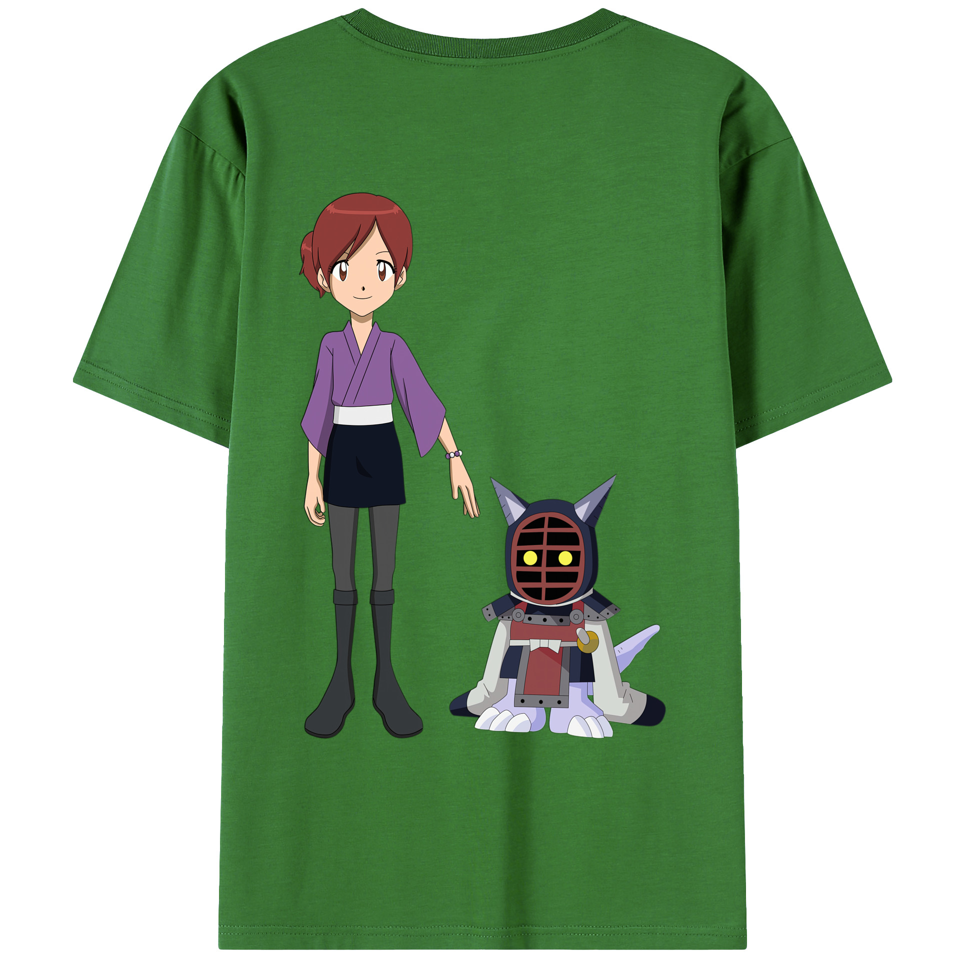 （画像用） Digimon デジタルモンスター/デジモン レディース半袖Tシャツ(バックプリント)